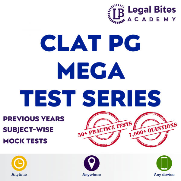 CLAT PG Mega Test Series 2021