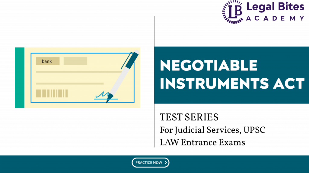 Negotiable Instruments Act Test Series LBA