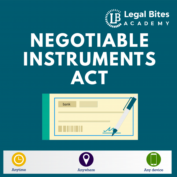 Negotiable Instruments Act Test Series Woocommerce LBA