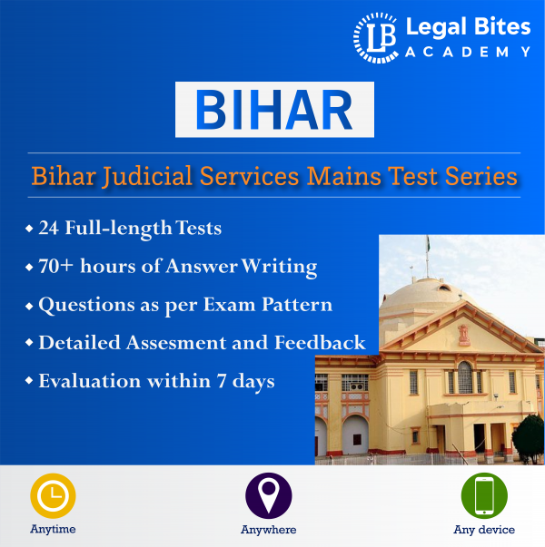 Bihar Judicial Services Mains Mock Test Series Product