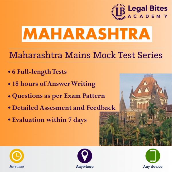 Maharashtra Judicial Services Mains Mock Test Series