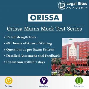 Orissa Judicial Services Mains Mock Test Series
